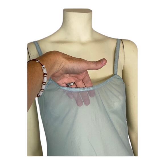 Transit Par Such slip dress and under slip in a light blue size 4 - Picture 9 of 11